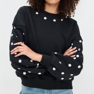 Cing à Sept Studded Sleeves Brandy Pullover, great condition